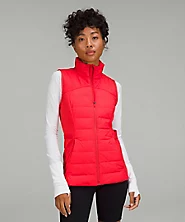 Women's Lululemon Pack It Down Vest - Red Main Image